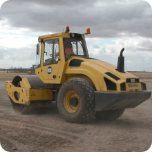 Bomag roller for hire